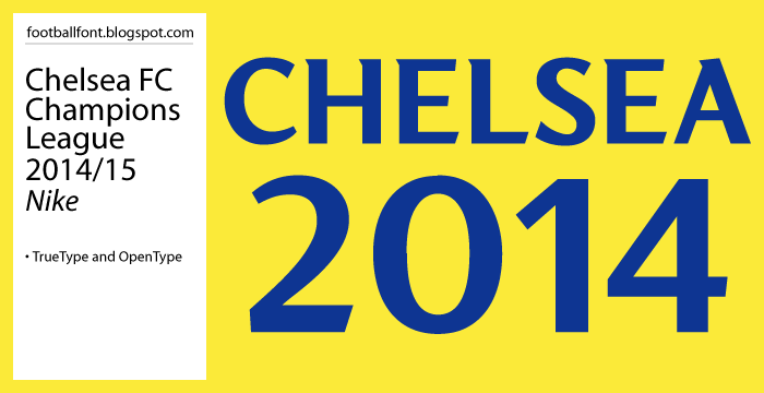 Chelsea Jersey Font Free Download